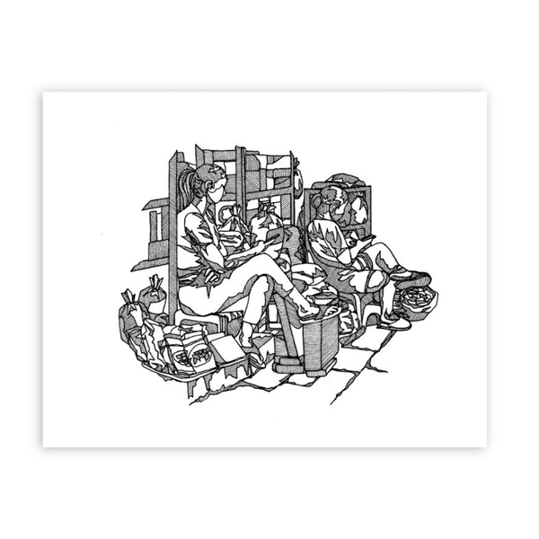 Line Study Studio - ‘Spice Market' Art Print