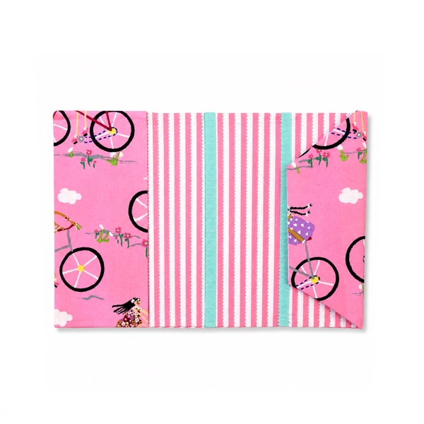 RUNG HANDMADE - 'Bicycle' Fabric Book Cover