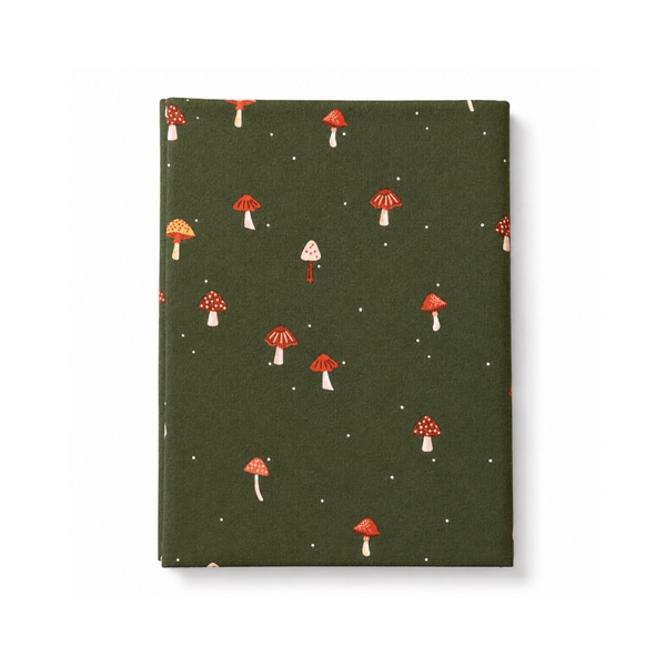 RUNG HANDMADE - 'Mushroom' Fabric Book Cover