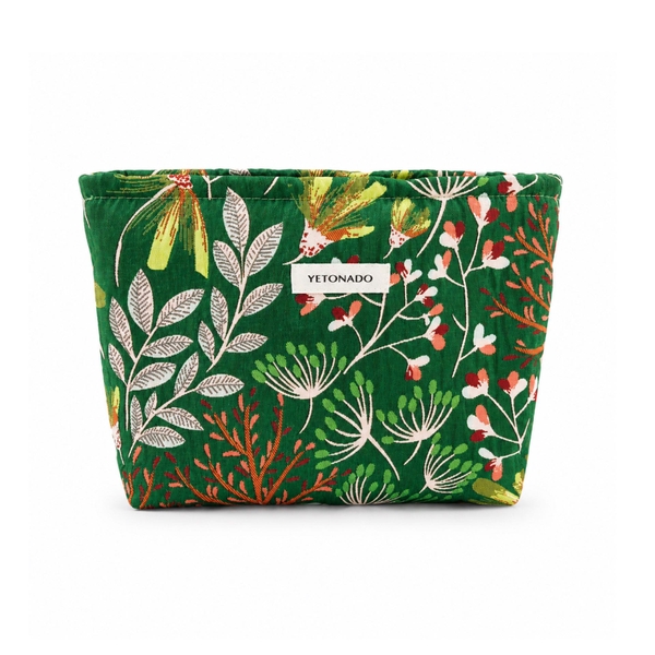 Make Up Purse - Tropical Green