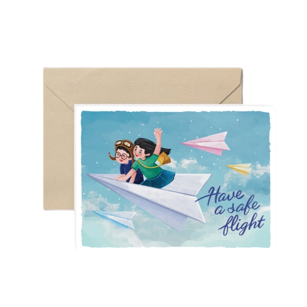 I Have Been There - 'Have A Safe Flight' Greeting Card