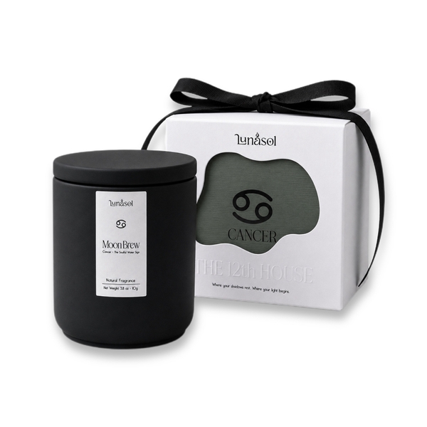 LUNASOL - 'Cancer ' Zodiac Scented Candle