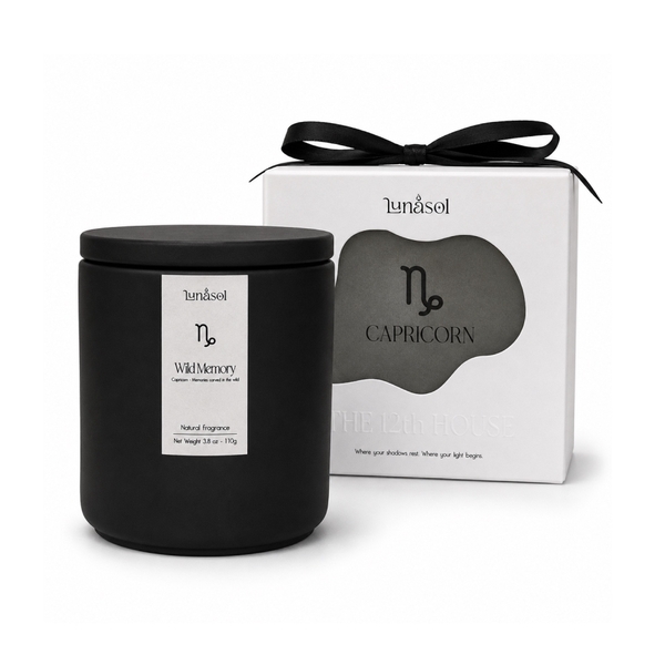 LUNASOL - 'Capricorn' Zodiac Scented Candle
