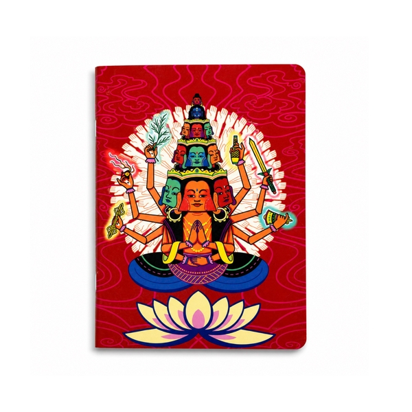 XLAND - 'The Thousand Armed Avalokiesvara' Glitter Notebook