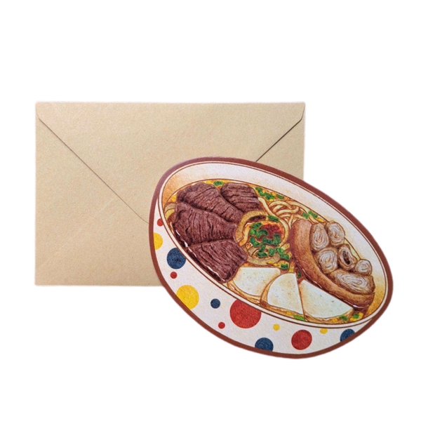 PHANHSHI STUDIO - ‘Bún Bò - Beef Noodle' Greeting Card