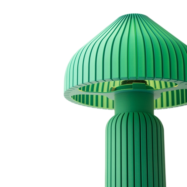 ILLU.3D Lighting – 3D Printing Mushroom Lamp In Turquoise