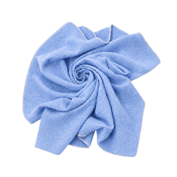 Muslin Blanket For Babies - Blue