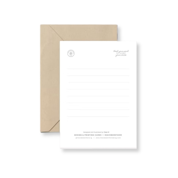 I Have Been There - 'Be Enough For Yourself First' Greeting Card