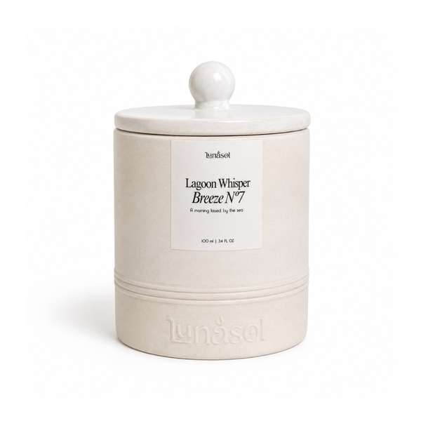 LUNASOL - 'Lagoon Whisper Breeze No.7' Scented Candle