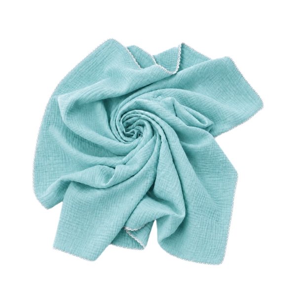 Muslin Blanket For Babies - Turquoise