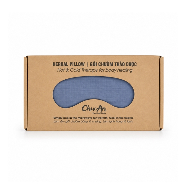 CHUC AN HEALING HERBS - Herbal Eye Pillow in Navy