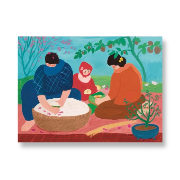 I Have Been There - 'Wrapping Chưng Cake' Print