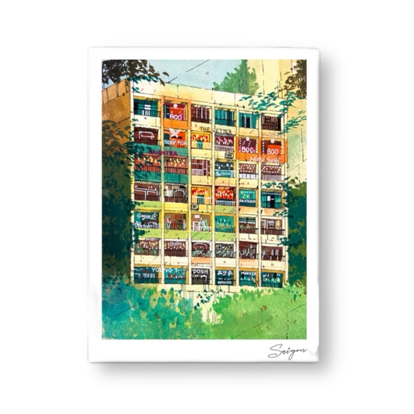 I Have Been There - 'Saigon Building' Print