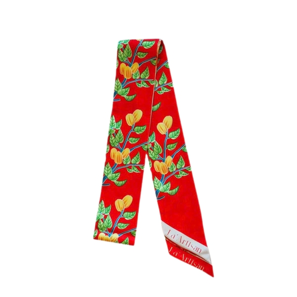 LA'ARTISAN - ‘Cây Khế / The Golden Star Fruit Tree’ Twilly Scarf