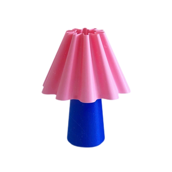 ILLU.3D Lighting – 3D Printing Tulip Lamp in Pink & Navy