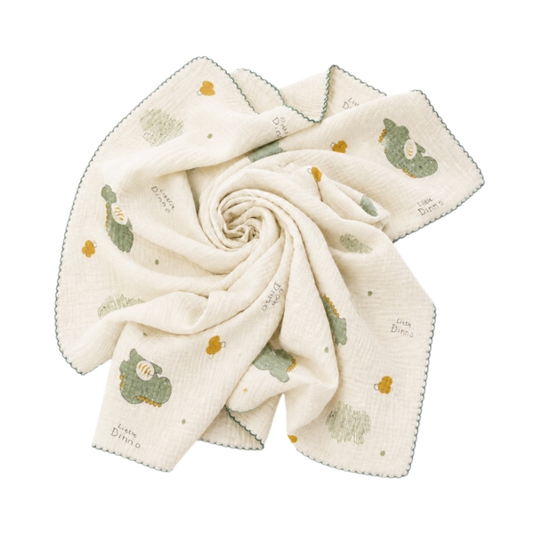 Muslin Blanket For Babies - Dinosaurs
