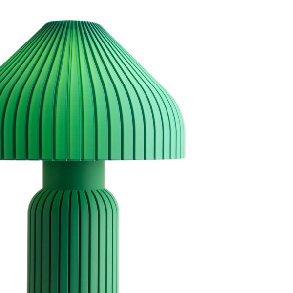 ILLU.3D Lighting – 3D Printing Mushroom Lamp In Turquoise