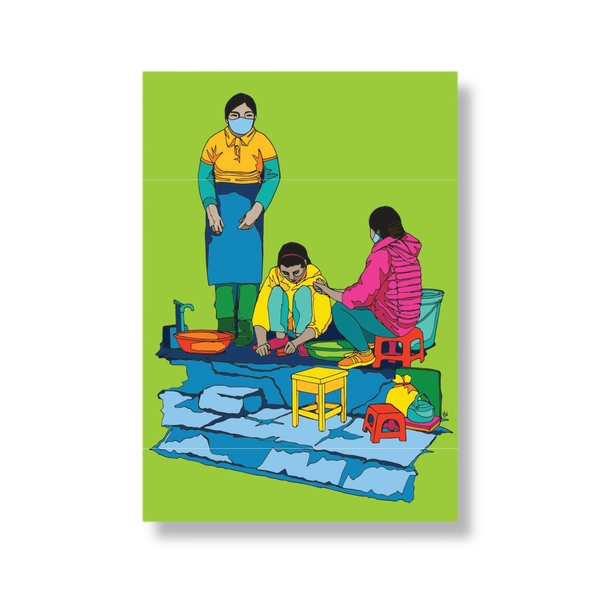 Line Study Studio - ‘Trio’ Art Print