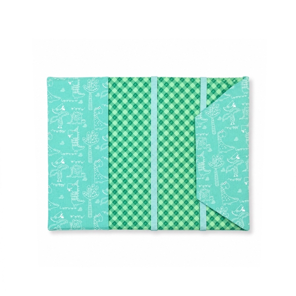 RUNG HANDMADE - 'Dinosaur' Fabric Book Cover