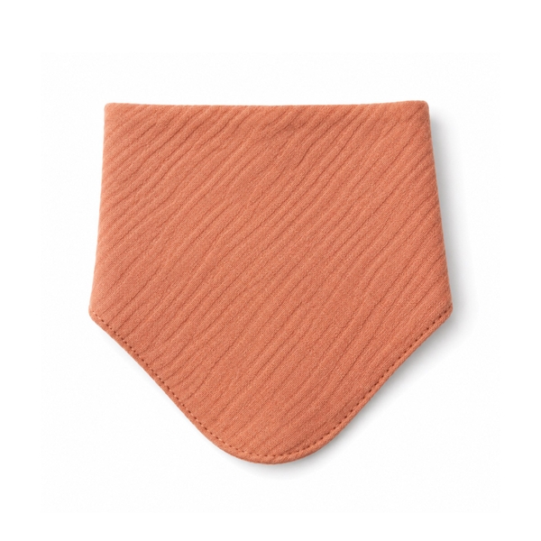 Muslin Bib For Babies - Dusty Peach