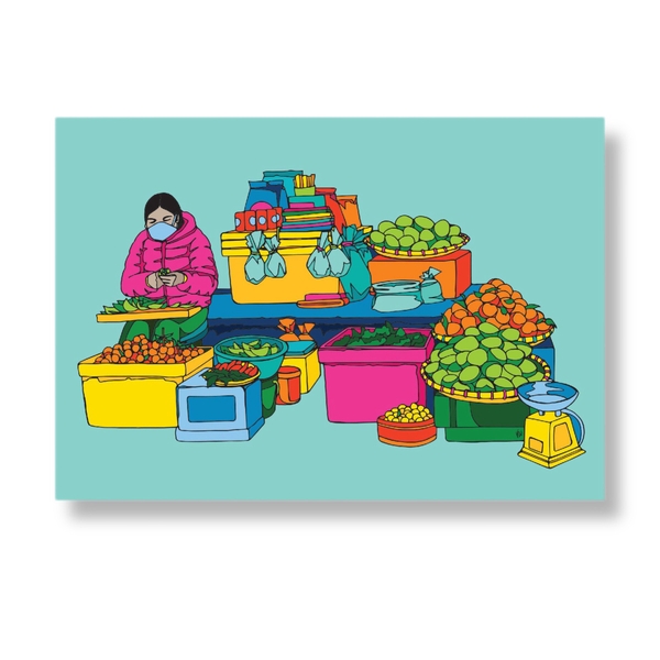 Line Study Studio - ‘Second Market' Art Print
