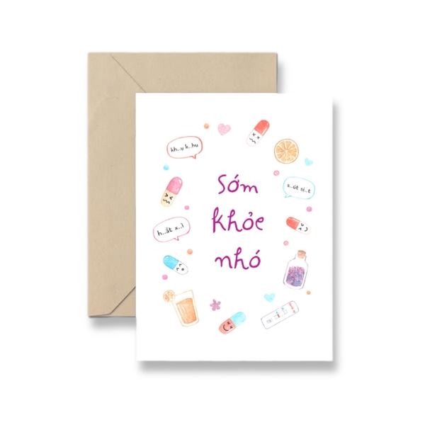I Have Been There - 'Sớm Khỏe Nhó' Greeting Card