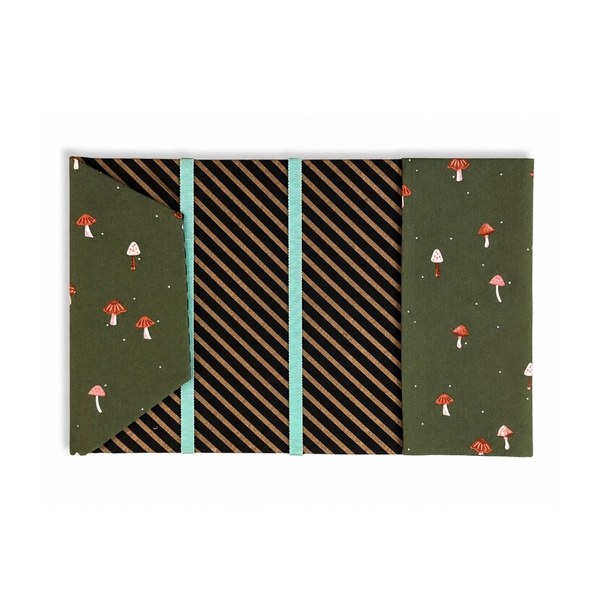 RUNG HANDMADE - 'Mushroom' Fabric Book Cover