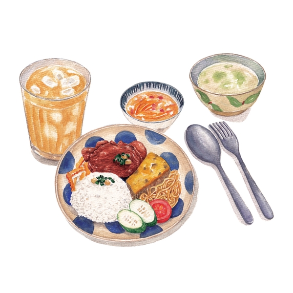 PHANHSHI STUDIO - ‘Cơm Tấm / Broken Rice' Postcard