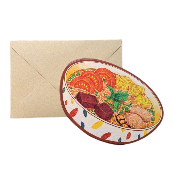 PHANHSHI STUDIO - ‘Bún Riêu - Crab Noodle' Greeting Card