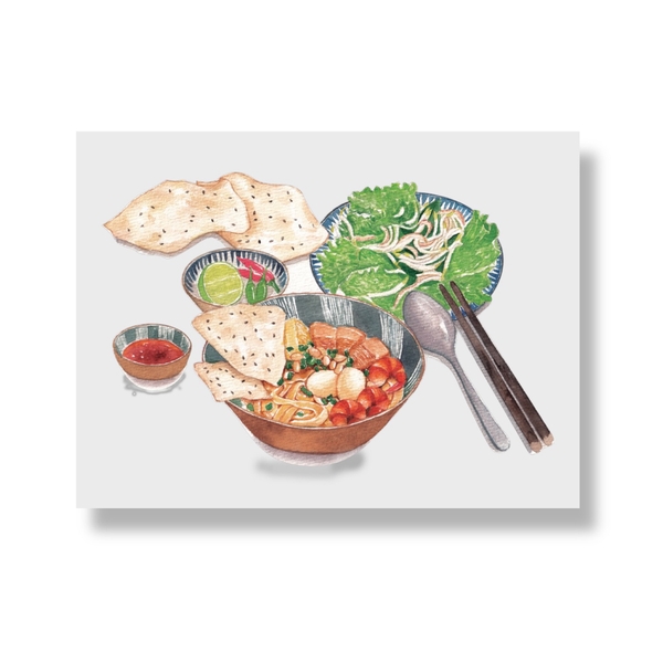 PHANHSHI STUDIO - ‘Mì Quảng / Quang Style Noodle' Postcard