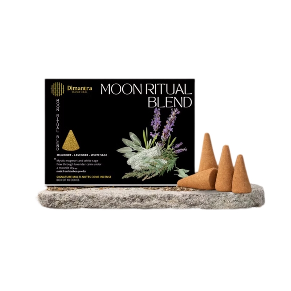 DIMANTRA - 'Moon Ritual Blend' Cone Incense