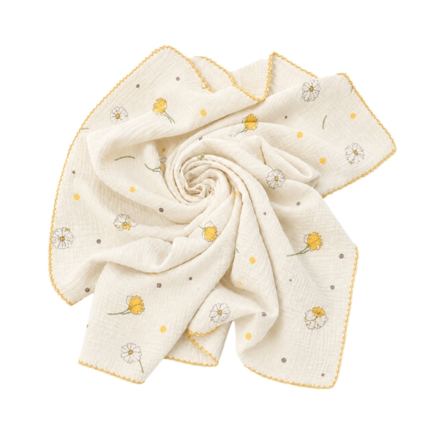 Muslin Blanket For Babies - Daisy
