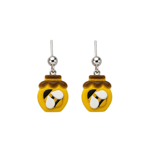 ELI & LOU - Clay Earrings in Honey Pot