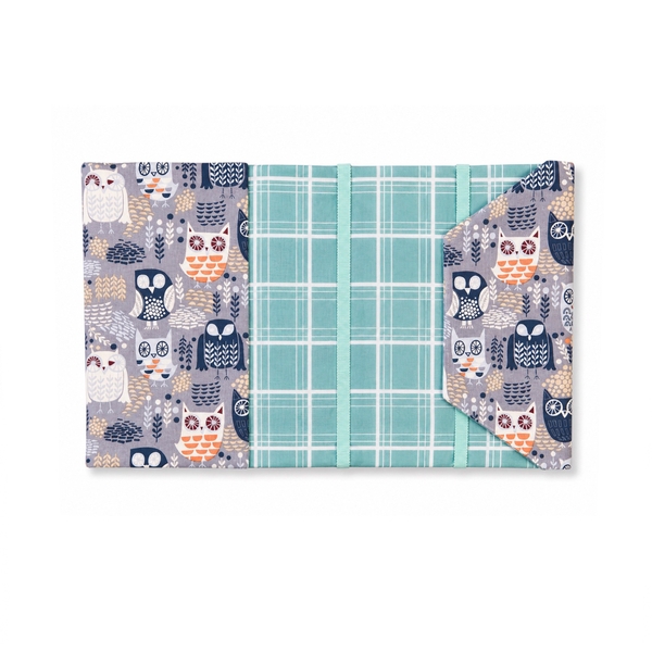 RUNG HANDMADE - 'Owl’ Fabric Book Cover