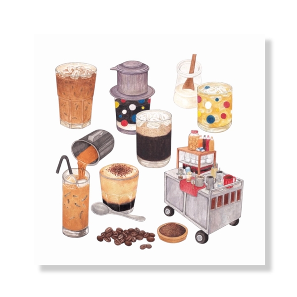 PHANHSHI STUDIO - 'Vietnamese Coffee' Print