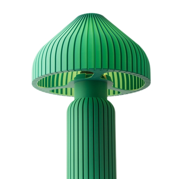 ILLU.3D Lighting – 3D Printing Mushroom Lamp In Turquoise