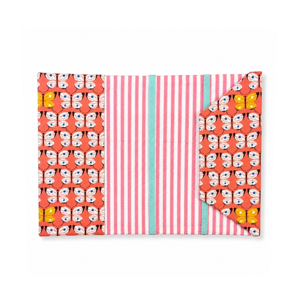 RUNG HANDMADE - 'Butterly' Fabric Book Cover