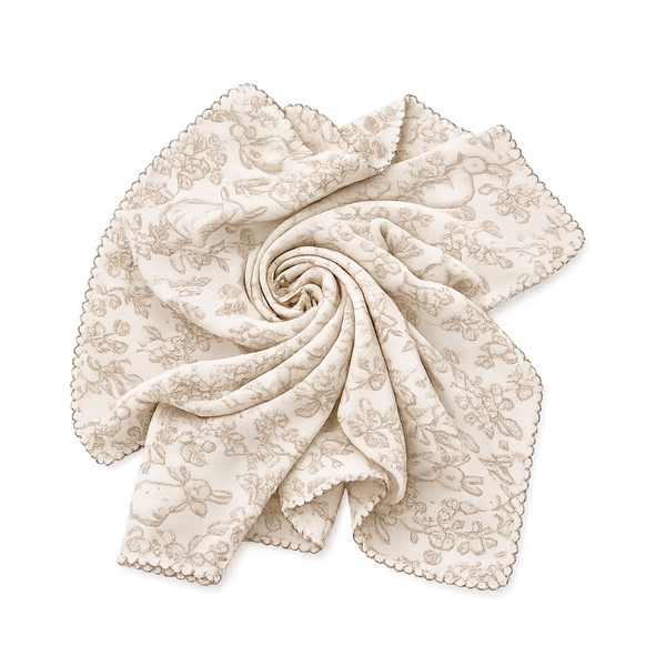 Muslin Blanket For Babies - Bunny & Mushroom