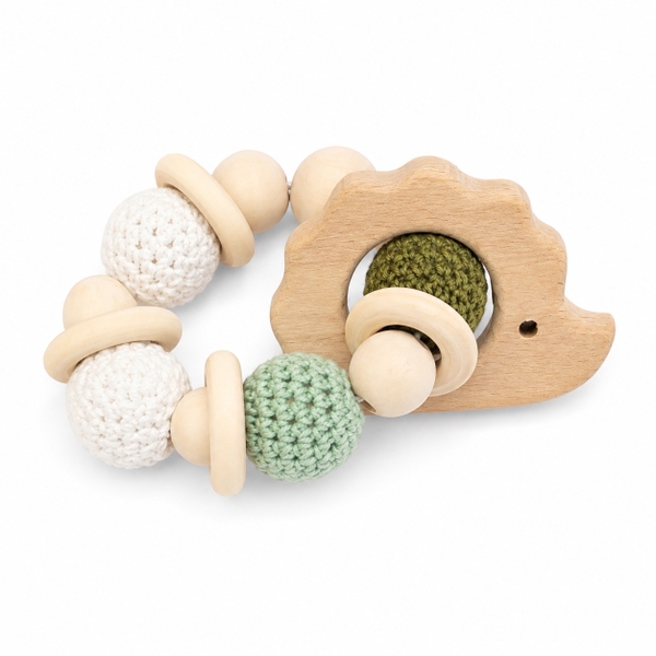 KID & BABY - Crochet Teething Toy in Hedgehog