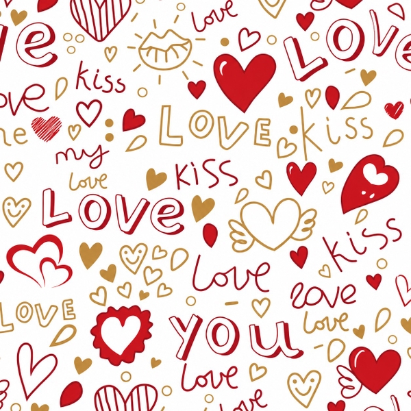 WRAPPING PAPER - Love You
