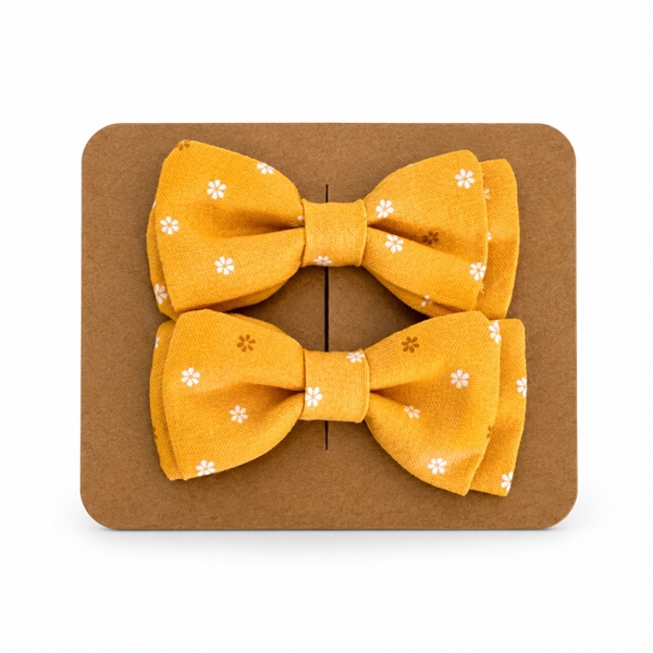 RUNG HANDMADE - Fabric Hair Bow (Set Of 02)