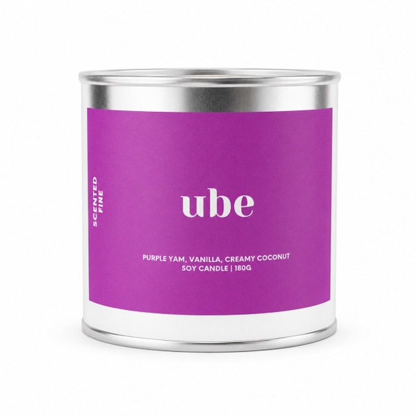 SCENTED FIRE - ‘Ube’ Scented Candle
