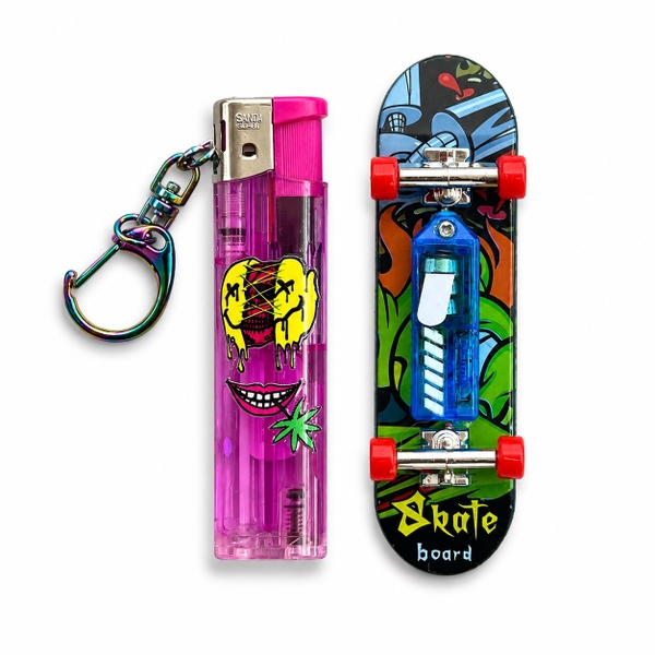 XLAND - Skateboard Lighter in Pink