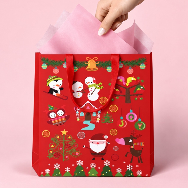 CHRISTMAS - 'Christmas Family' Paper Gift Bag