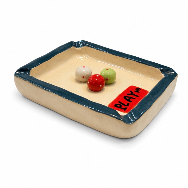 LINDO CRAFTS - ‘Play’ Ceramic Ashtray