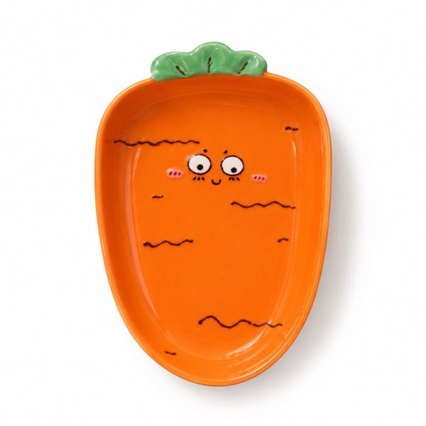 MEOW POTTERY - Ceramic Carrot Plate