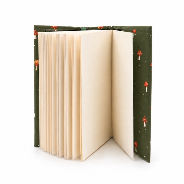 RUNG HANDMADE - 'Mushroom' Fabric Book Cover