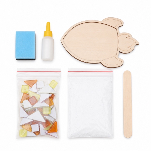 May Art & Craft - ‘Rocket’ Mosaic DIY Kit