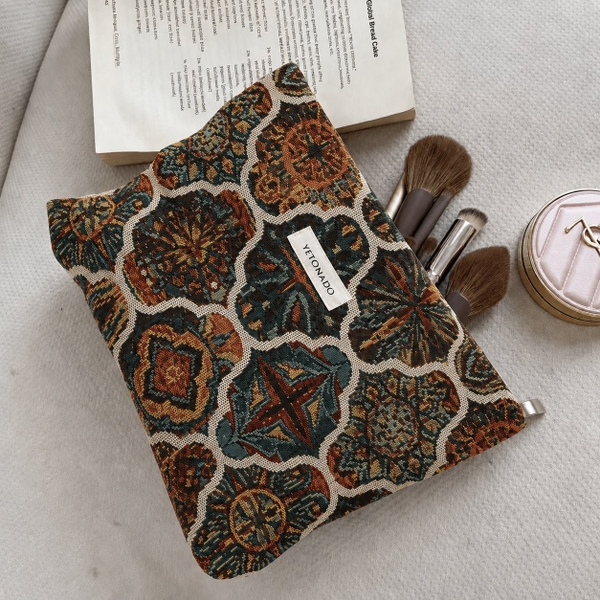 MAKE UP PURSE - Moroccan Tile