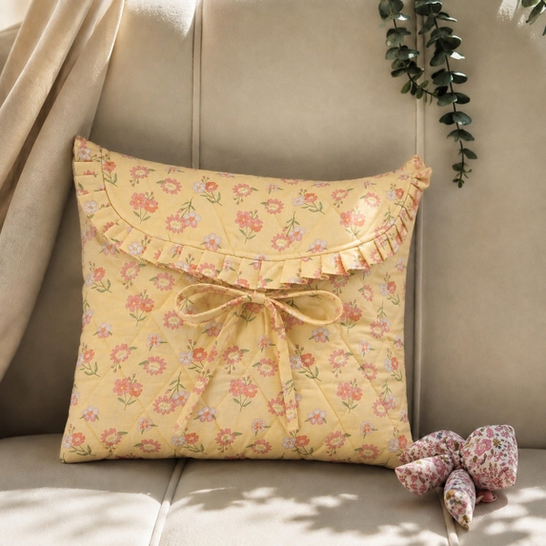 RỪNG HANDMADE - ‘Ditsy Floral in Butter Yellow’ Laptop/Ipad Sleeve